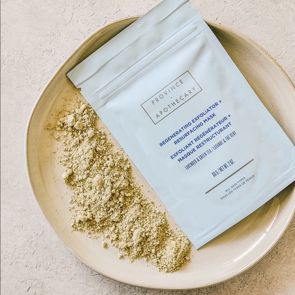 Exfoliator face clay mask